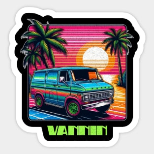 Retro 80’s Vannin Sticker